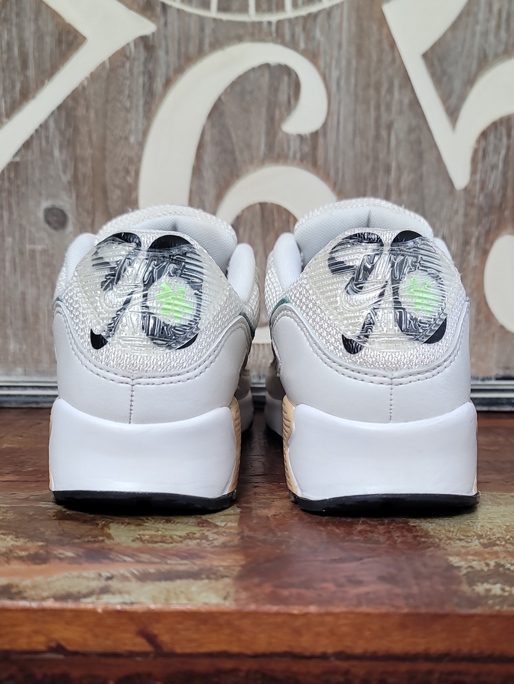 Nike Air Max 90 (Special Edition) 'Summit White Neptune Green' Wmns 7 Great Cond - Picture 8 of 14